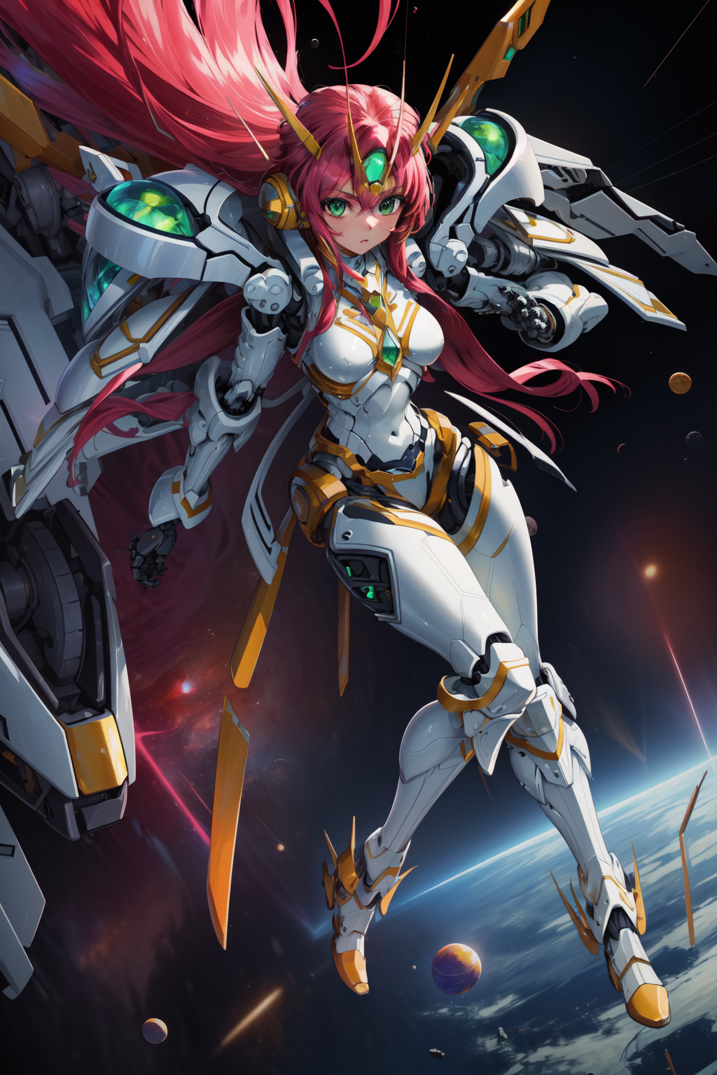 00317-2871372364-masterpiece,best quality,1girl,valsione r,long hair,red hair,green eyes,medium breasts,mecha musume,mechanical parts,mecha armor.png